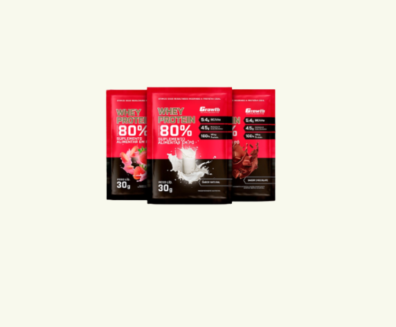 DOSE WHEY PROTEIN CONCENTRADO 30GR - GROWTH SUPPLEMENTS