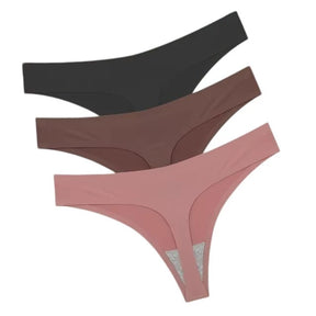 Kit 10 Calcinhas Fio Confortável Sem Costura Poliamida Não Marca